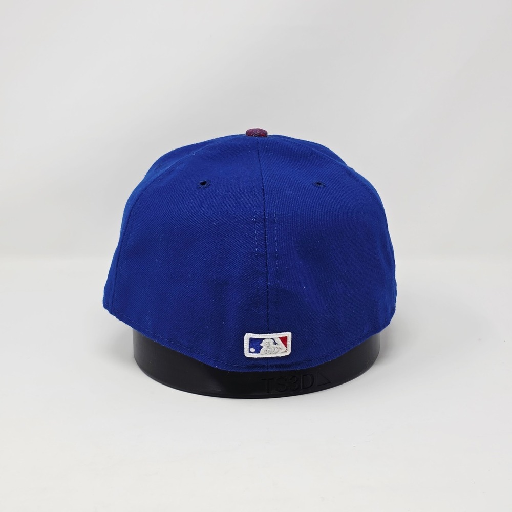 New Era Chicago Cubs 59FIFTY Fitted Hat Blue Glitter 7 3/4 MLB Baseball Cap - Picture 3 of 7